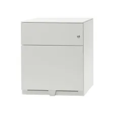 BISLEY Basic Verrijdbaar Ladeblok met 2 Laden 502 x 420 x 565 mm Lichtgrijs