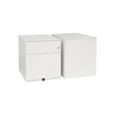 BISLEY Basic Verrijdbaar Ladeblok met 2 Laden 502 x 420 x 565 mm Wit