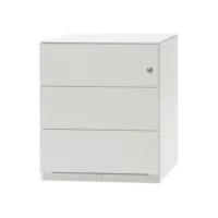 BISLEY Basic Verrijdbaar Ladeblok met 3 Laden 502 x 420 x 565 mm Lichtgrijs BISLEY Basic Verrijdbaar Ladeblok met 3 Laden 502 x 420 x 565 mm Lichtgrijs