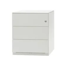 BISLEY Basic Verrijdbaar Ladeblok met 3 Laden 502 x 420 x 565 mm Lichtgrijs BISLEY Basic Verrijdbaar Ladeblok met 3 Laden 502 x 420 x 565 mm Lichtgrijs