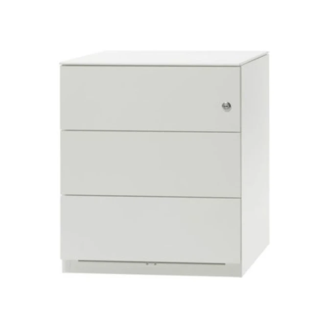 BISLEY Basic Verrijdbaar Ladeblok met 3 Laden 502 x 420 x 565 mm Lichtgrijs BISLEY Basic Verrijdbaar Ladeblok met 3 Laden 502 x 420 x 565 mm Lichtgrijs