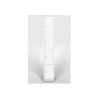 BISLEY CLK124 Locker 4 Compartimenten Wit