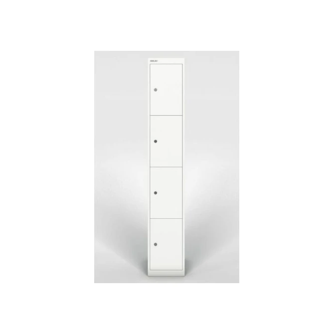 BISLEY CLK124 Locker 4 Compartimenten Wit