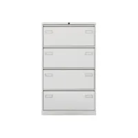 BISLEY Duel A4 Hangmappenkast met 4 Laden 1321 x 800 x 622 mm Lichtgrijs BISLEY Duel A4 Hangmappenkast met 4 Laden 1321 x 800 x 622 mm Lichtgrijs