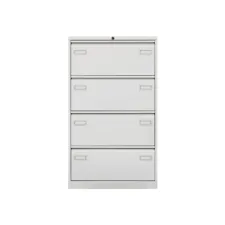 BISLEY Duel A4 Hangmappenkast met 4 Laden 1321 x 800 x 622 mm Lichtgrijs BISLEY Duel A4 Hangmappenkast met 4 Laden 1321 x 800 x 622 mm Lichtgrijs