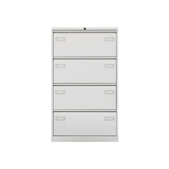 BISLEY Duel A4 Hangmappenkast met 4 Laden 1321 x 800 x 622 mm Lichtgrijs BISLEY Duel A4 Hangmappenkast met 4 Laden 1321 x 800 x 622 mm Lichtgrijs