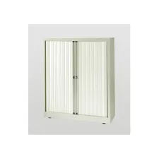 Bisley Roldeurkast 2 Legborden 118 x 120 x 43 cm Wit Bisley Roldeurkast 2 Legborden 118 x 120 x 43 cm Wit