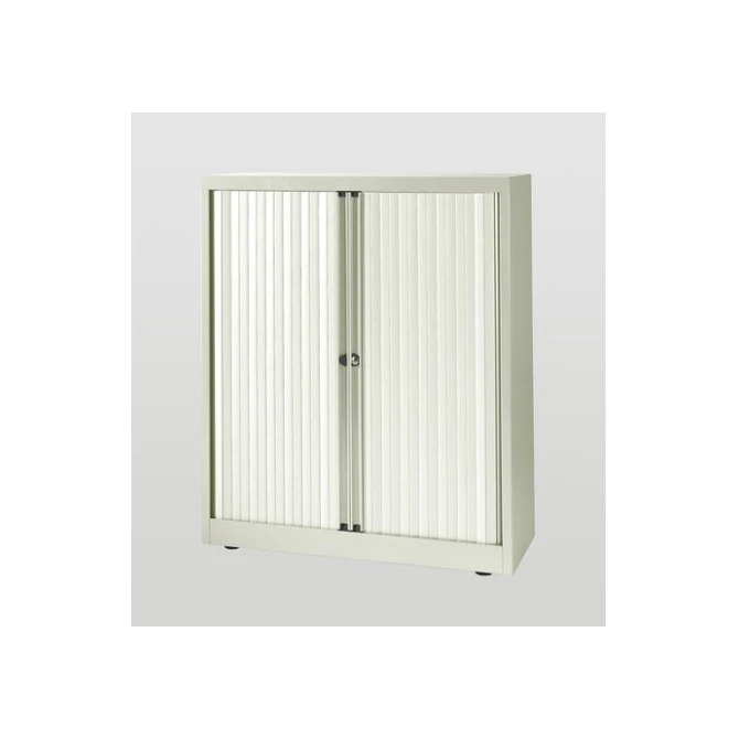 Bisley Roldeurkast 2 Legborden 118 x 120 x 43 cm Wit