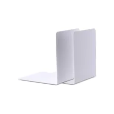 Boekensteun Maul 14x12x14cm metaal wit/2 Boekensteun Maul 14x12x14cm metaal wit/2