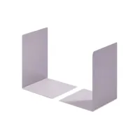 Boekensteun grijs (set 2 stuks)