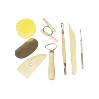 Creotime Modelleer gereedschapsset. 8 assorti (pak 8 stuks)