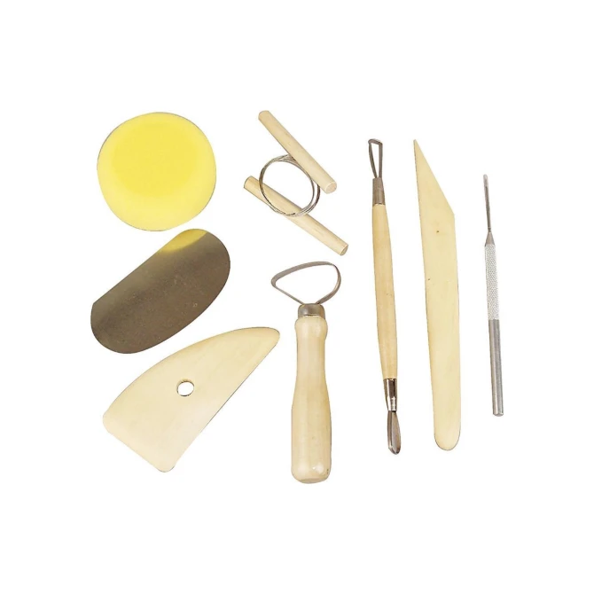 Creotime Modelleer gereedschapsset. 8 assorti (pak 8 stuks)