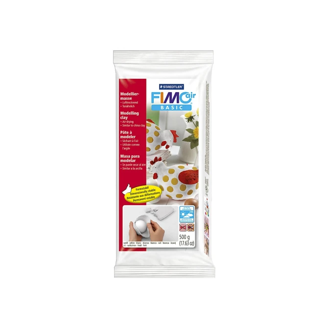 FIMO air Boetseerklei FIMO Air wit/pak 500g (pak 500 gram)