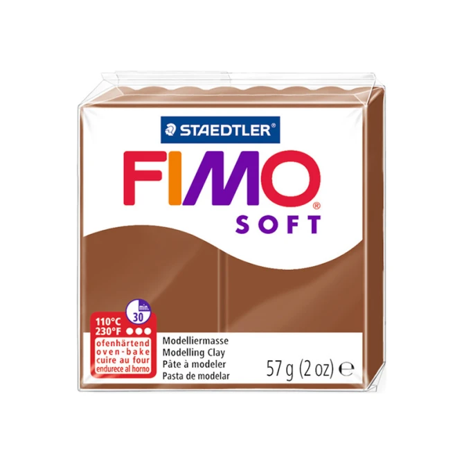 Boetseerklei FIMO soft caramel/6x57g