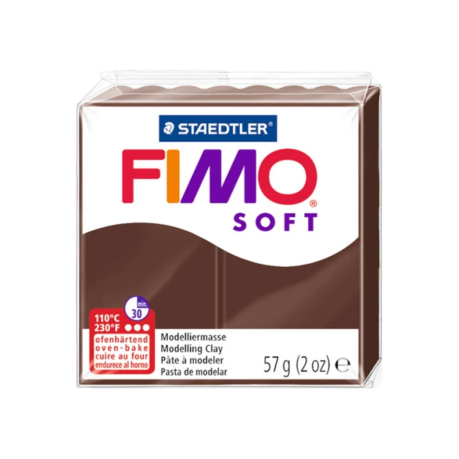 Boetseerklei FIMO soft choco/6x57g