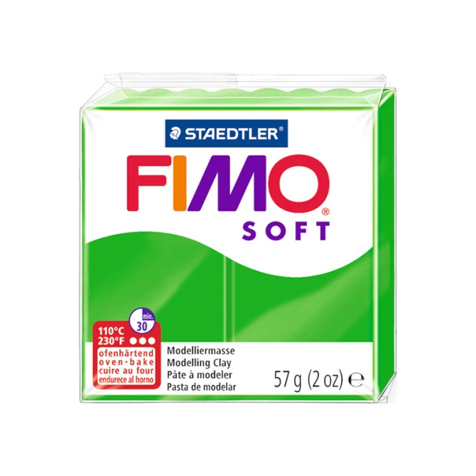 Boetseerklei FIMO soft groen/6x57g