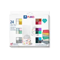 Boetseerklei Fimo effect assorti/24x25g