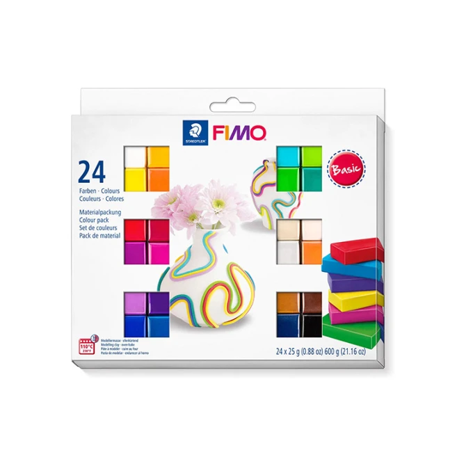 Boetseerklei Fimo soft basis/24x25g