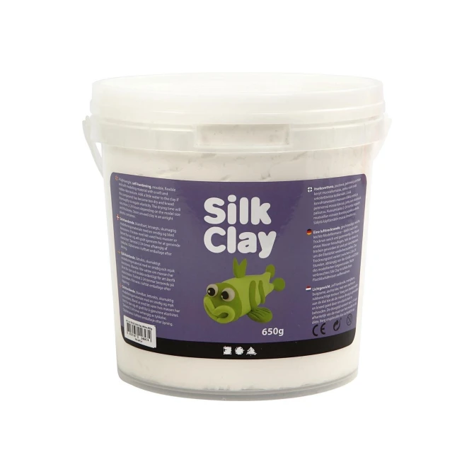 Silk Clay Boetseermateriaal SC wit/pk650g (pak 650 gram)