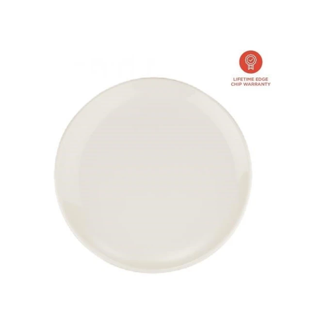 Bord Gourmet vlak 21cm wit/12st