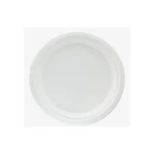 Bord suikerriet bio 22.5cm wit/pk50 Bord suikerriet bio 22.5cm wit/pk50
