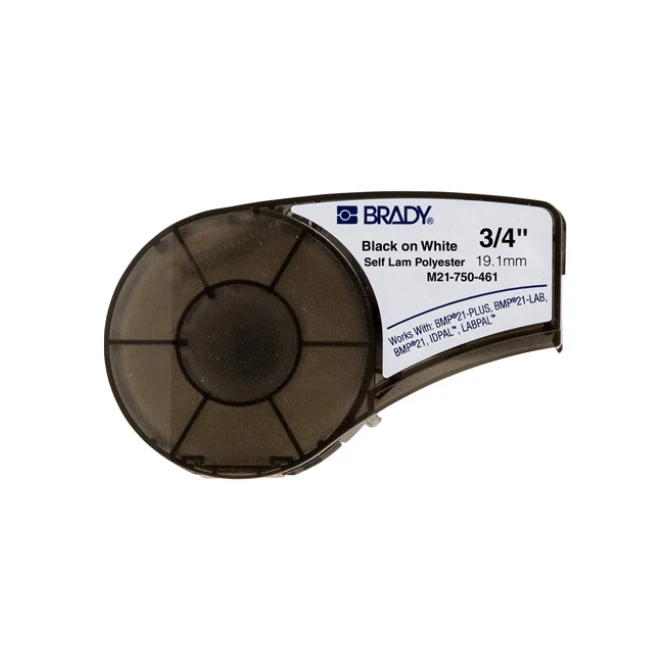Brady Tape Brady M21-750-461 19.1mm zw/wit