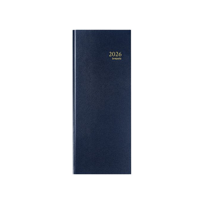 Brepols Agenda 1 dag per pagina. Blauw