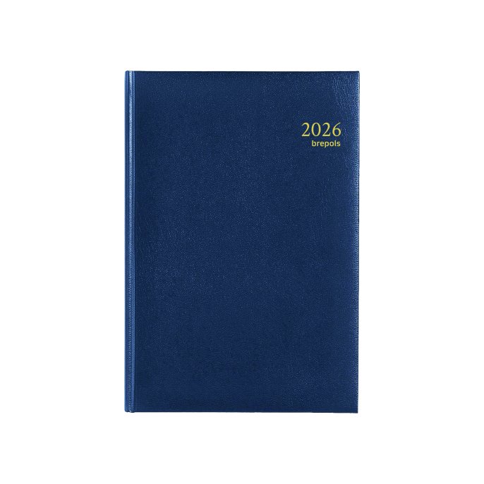 Brepols Agenda A5. 1 dag per pagina. Blauw Brepols Agenda A5. 1 dag per pagina. Blauw