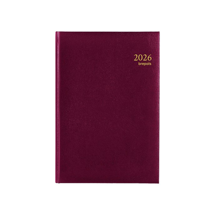 Brepols Agenda A5. 1 dag per pagina. Rood Brepols Agenda A5. 1 dag per pagina. Rood