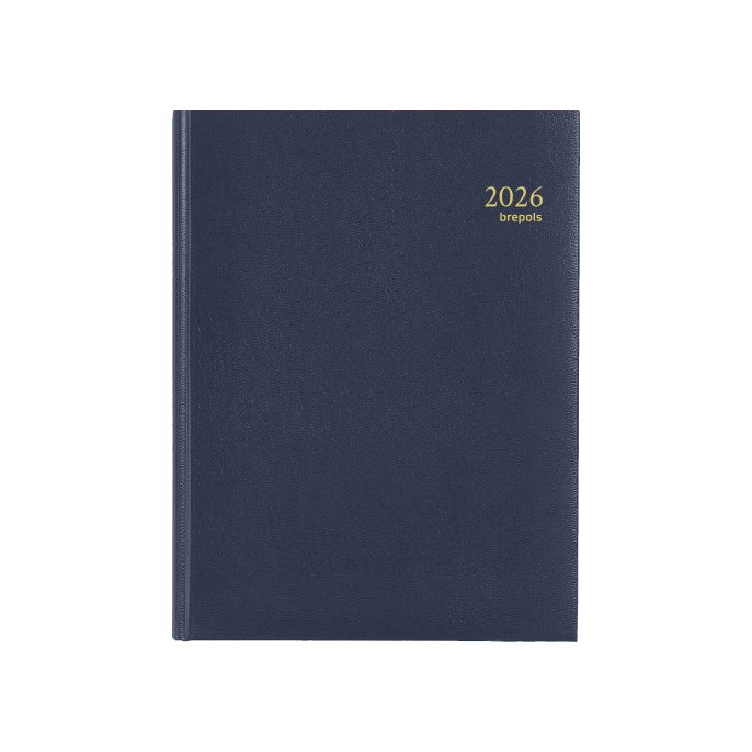 Brepols Agenda A5. 7 dagen per 2 pagina's. Blauw Brepols Agenda A5. 7 dagen per 2 pagina's. Blauw