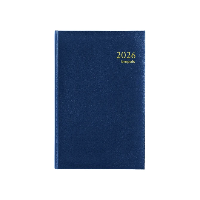 BREPOLS Agenda 2026 A5 7 dagen per 2 paginas Blauw BREPOLS Agenda 2026 A5 7 dagen per 2 paginas Blauw