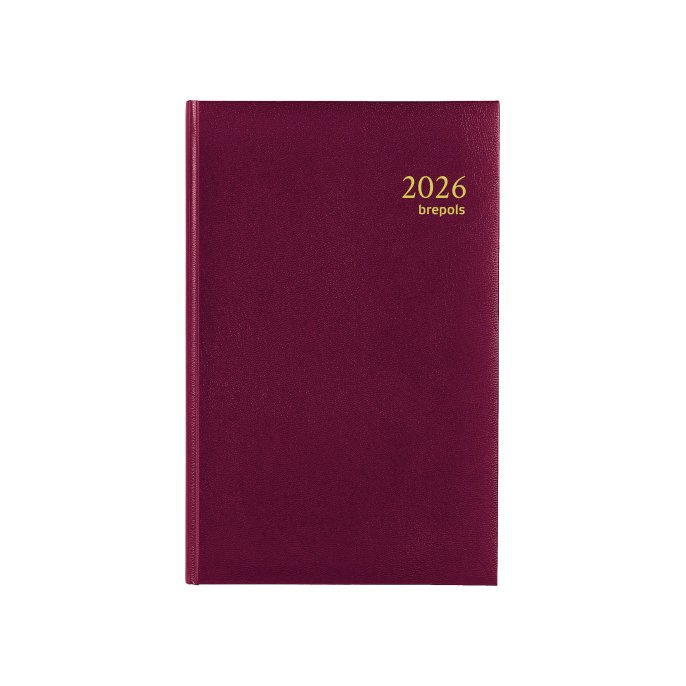 Brepols Agenda Saturnus Luxe Lima. 1 Dag Per Pagina. Rood Brepols Agenda Saturnus Luxe Lima. 1 Dag Per Pagina. Rood