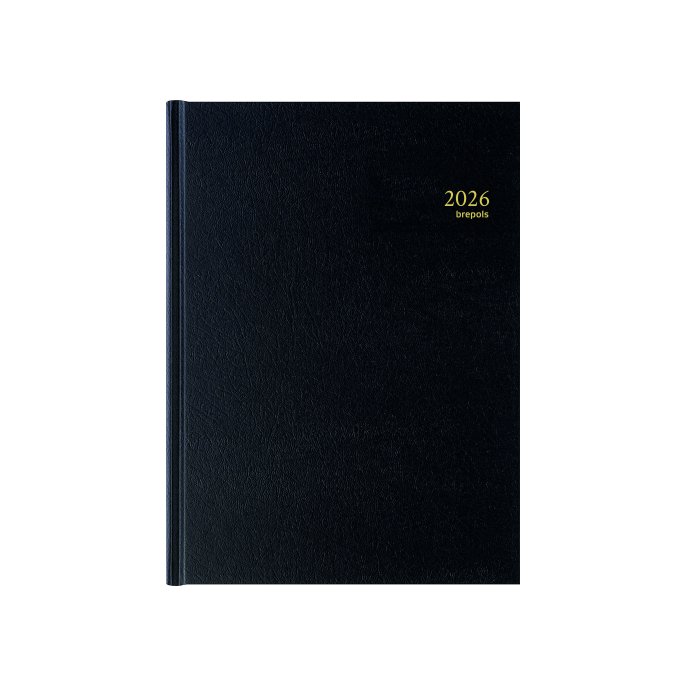 Brepols Bremax 1 Agenda. A4. 1 dag per pagina. zwart Brepols Bremax 1 Agenda. A4. 1 dag per pagina. zwart