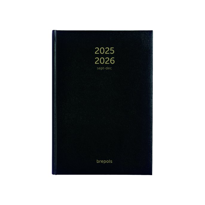 Brepols Bretime Bureau Agenda. A5. 7 dagen per 2 pagina's. 16 Maanden. Zwart Brepols Bretime Bureau Agenda. A5. 7 dagen per 2 pagina's. 16 Maanden. Zwart