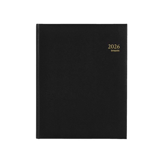 BREPOLS Concorde Agenda 2026 7 dagen per 2 paginas zwart BREPOLS Concorde Agenda 2026 7 dagen per 2 paginas zwart