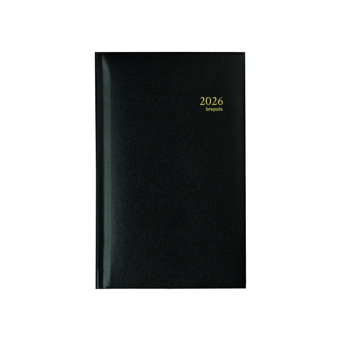 BREPOLS Interplan Zakagenda A6 7 dagen per 2 paginas zwart BREPOLS Interplan Zakagenda A6 7 dagen per 2 paginas zwart