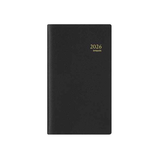 BREPOLS Notaplan Zakagenda met Spiraal A6 7 dagen per 2 paginas zwart BREPOLS Notaplan Zakagenda met Spiraal A6 7 dagen per 2 paginas zwart