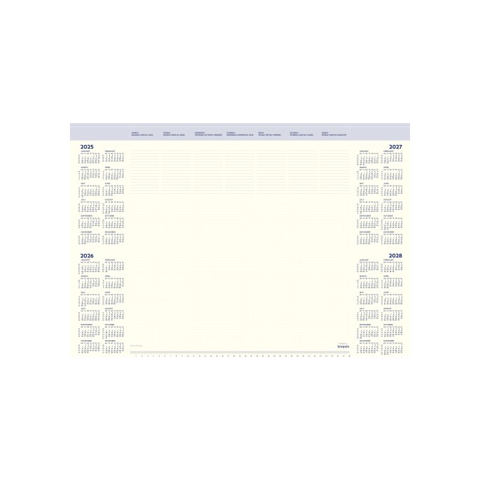 Brepols Office Mate Bureau Onderlegger met 4 jaarplanner Brepols Office Mate Bureau Onderlegger met 4 jaarplanner