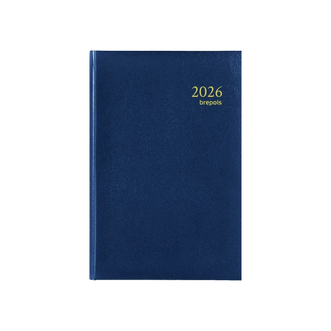 BREPOLS Saturnus Agenda 2026 Luxe Lima 1 Dag Per Pagina Blauw BREPOLS Saturnus Agenda 2026 Luxe Lima 1 Dag Per Pagina Blauw