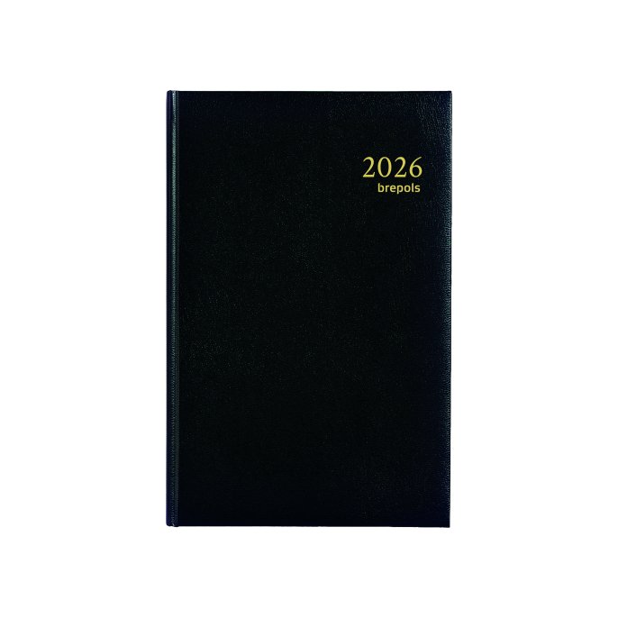Brepols Saturnus Kort Agenda. 7 dagen per 2 pagina's. zwart Brepols Saturnus Kort Agenda. 7 dagen per 2 pagina's. zwart