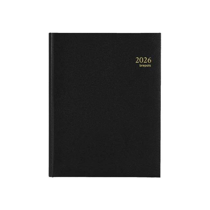 BREPOLS Timing Agenda 2026 7 dagen per 2 paginas zwart BREPOLS Timing Agenda 2026 7 dagen per 2 paginas zwart