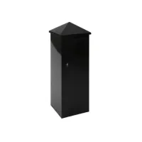 Brievenbus Staand staal Zwart