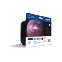 Brother Brother LC1220VALBPDR - zwart geel cyaan magenta - origineel - inktcartridge (pak 4 stuks) Brother Brother LC1220VALBPDR - zwart geel cyaan magenta - origineel - inktcartridge (pak 4 stuks)