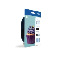 Brother Brother LC123BK - 2 - hoog rendement - zwart - origineel - inktcartridge (pak 2 stuks) Brother Brother LC123BK - 2 - hoog rendement - zwart - origineel - inktcartridge (pak 2 stuks)