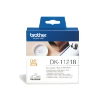 BROTHER DK-11218 Labels Papier diameter 24 mm Zwart op Wit (rol 1000 stuks) BROTHER DK-11218 Labels Papier diameter 24 mm Zwart op Wit (rol 1000 stuks)