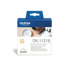 BROTHER DK-11218 Labels Papier diameter 24 mm Zwart op Wit (rol 1000 stuks) BROTHER DK-11218 Labels Papier diameter 24 mm Zwart op Wit (rol 1000 stuks)