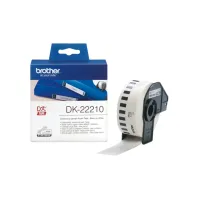 BROTHER DK-22210 Labels Papier 29 mm Zwart op Wit (rol 30.48 meter)