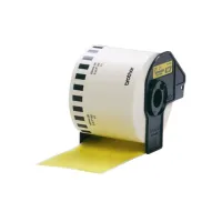 BROTHER DK-44605 Labels Papier 62 mm Zwart op Geel (rol 3048 meter) BROTHER DK-44605 Labels Papier 62 mm Zwart op Geel (rol 3048 meter)