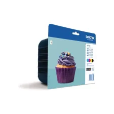 BROTHER LC-123 Inktcartridge Zwart en kleur (set 4 stuks) BROTHER LC-123 Inktcartridge Zwart en kleur (set 4 stuks)