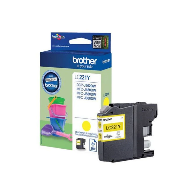 Inkjet Brother Lc221 geel Inkjet Brother Lc221 geel